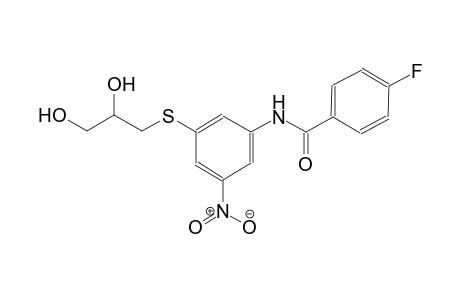 4-Fluoro-N-[3-(glycerylthio)-5-nitro-phenyl]benzamide