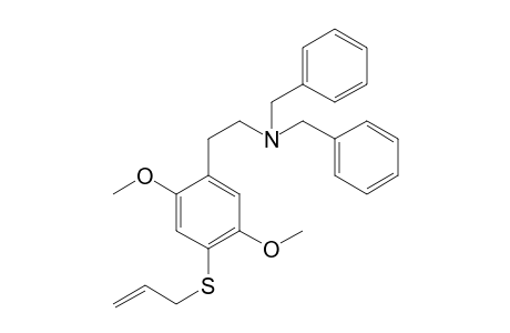 N,N-Dibenzyl-2-[4-allylthio-2,5-dimethoxyphenyl]ethanamine