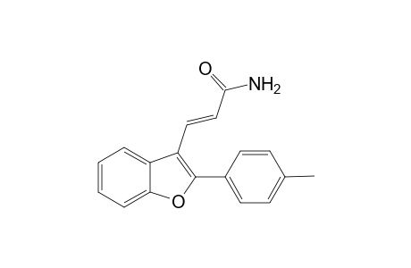 (E)-3-(2-p-Tolylbenzofuran-3-yl)acrylamide