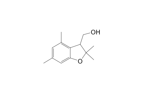 (2,2,4,6-tetramethyl-3H-1-benzofuran-3-yl)methanol