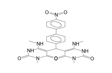 alpha,alpha-bis(2,4-dioxo-3-methyl-6-methylamino-1,2,3,4-tetrahydro-5-pyrimidinyl)-4-(4-nitrophenyl)toluene