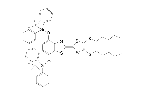 2,3-Bis(pentylsulfanyl)-6,7-[3,6-bis(tert-butyldiphenylsilyloxy)benzo]tetrathiafulvalene