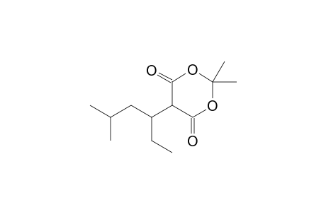 5-(1-Ethyl-3-methylbutyl)-2,2-dimethyl-1,3-dioxane-4,6-dione