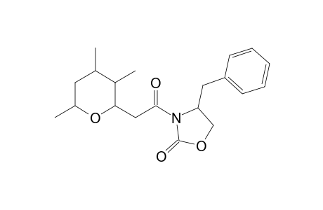 4-Benzyl-3-[(3',4',6'-trimethyltetrahydropyran-2'-yl)acetyl]-1,3-oxazolidin-2-one