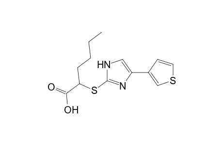 .beta.Butyl-.beta.-(4-thien-3-yl-imidazol-2-ylthio)acetic acid
