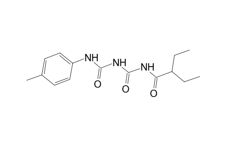N-(2-Ethylbutanoyl)-N'-(4-methylphenyl)dicarbonimidic diamide
