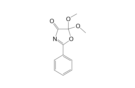 5,5-DIMETHOXY-2-PHENYL-4(5H)-OXAZOLONE