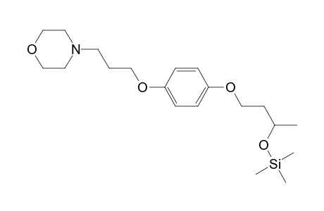 4-(3-(4-(3-Trimethylsilyloxybutoxy)phenoxy)propyl)morpholine