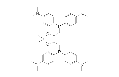 (-)-2,3-O-Isopropylidene-2,3-dihydroxy-1,4-bis-((p-N,N-dimethylamino)phenyl)phosphino]butane