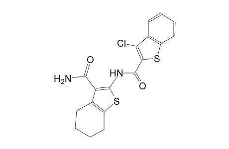 N-[3-(aminocarbonyl)-4,5,6,7-tetrahydro-1-benzothien-2-yl]-3-chloro-1-benzothiophene-2-carboxamide