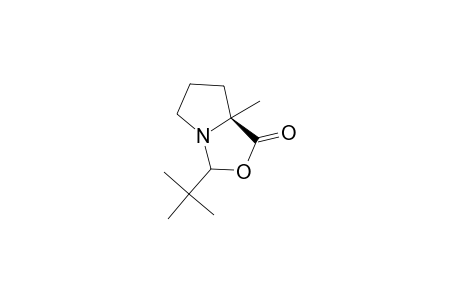 (2R,5S)-2-tert-Butyl-5-methyl-1-aza-3-oxa-bicyclo(3.3.0)octan-4-one