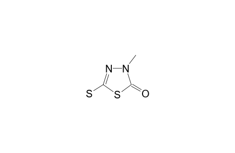 3-methyl-5-sulfanylidene-1,3,4-thiadiazolidin-2-one