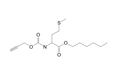 L-Methionine, N-propargyloxycarbonyl-, hexyl ester