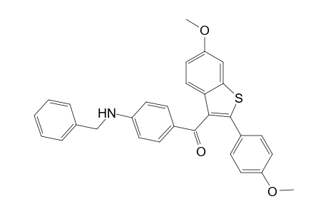 3-(4-(Benzylamino)benzoyl)-6-methoxy-2-(4-methoxyphenyl)benzo[b]thiophene