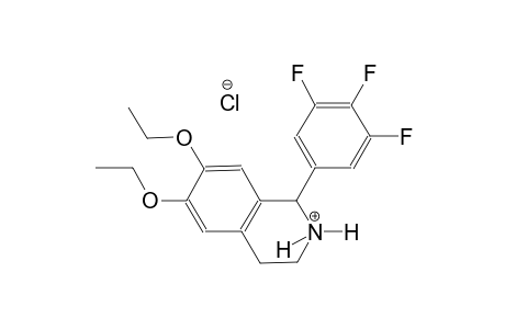 isoquinolinium, 6,7-diethoxy-1,2,3,4-tetrahydro-1-(3,4,5-trifluorophenyl)-, chloride