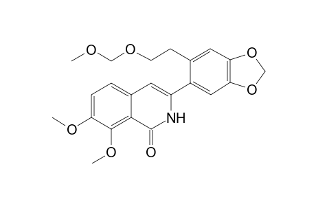 7,8-Dimethoxy-3-[6-(2-methoxymethoxyethyl)benzo[13]dioxol-5-yl]-2H-isoquinolin-1-one