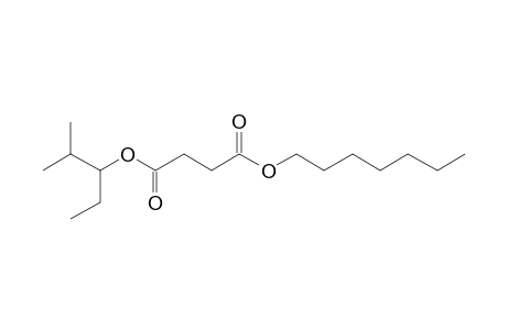 Succinic acid, heptyl 2-methylpent-3-yl ester