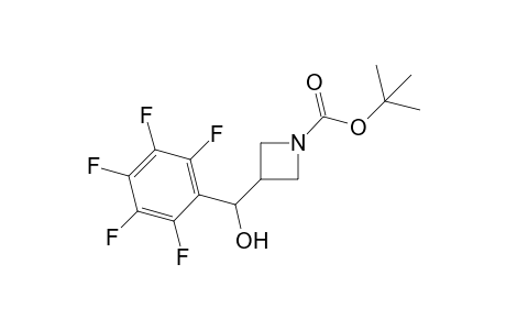 tert-butyl 3-[hydroxy(2,3,4,5,6-pentafluorophenyl)methyl]azetidine-1-carboxylate