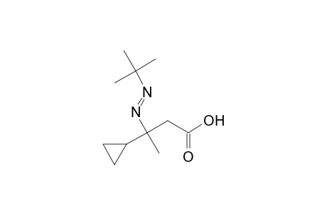 3-(tert-Butylazo)-3-cyclopropylbutanoic Acid