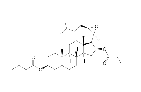 (20S,22R)-3.beta.,16.beta.-Dibutyryloxy-20,22-epoxycholestane