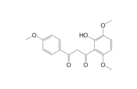 1-(2-hydroxy-3,6-dimethoxy-phenyl)-3-(4-methoxyphenyl)propane-1,3-dione