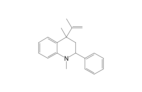 (2R*,4S*)-1,4-DIMETHYL-4-(1-METHYLETHENYL)-2-PHENYL-1,2,3,4-TETRAHYDROQUINOLINE