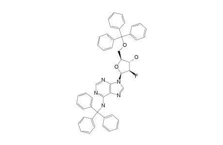 9-(2'-DEOXY-2'-FLUORO-5'-O-TRITYL-BETA-D-ARABINOFURANOSYL)-N(6)-TRITYLADENINE
