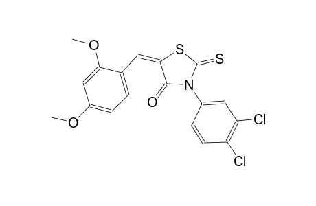 (5E)-3-(3,4-dichlorophenyl)-5-(2,4-dimethoxybenzylidene)-2-thioxo-thiazolidin-4-one