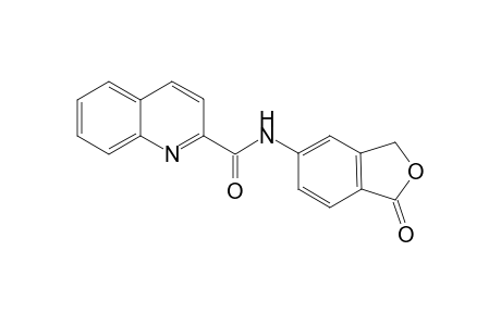 2-Quinolinecarboxamide, N-(1,3-dihydro-1-oxo-5-isobenzofuranyl)-