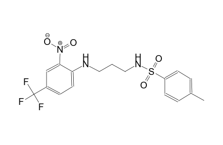 4-methyl-N-{3-[2-nitro-4-(trifluoromethyl)anilino]propyl}benzenesulfonamide