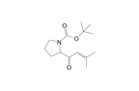 N-(tert-Butoxycarbonyl)-2-(3-methyl-1-oxo-2-butenyl)pyrrolidine