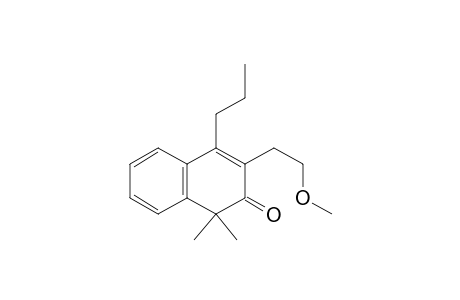 3-(2-Methoxyethyl)-1,1-dimethyl-4-propylnaphthalen-2(1H)-one