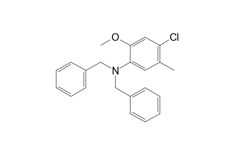 Benzenemethanamine, N-(4-chloro-2-methoxy-5-methylphenyl)-N-(phenylmethyl)-