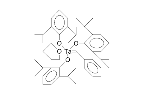 Tris(2,6-diisopropyl-phenoxy)-benzylidene tantalum tetrahydrofuran complex