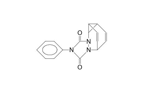 4-Phenyl-2,4,6-triaza-tetracyclo(6.3.2.0/2,6/.0/7,9/)trideca-10,12-diene-3,5-dione