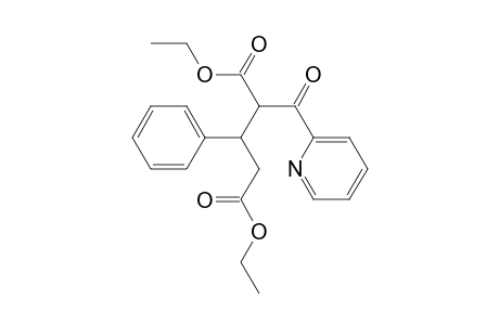 2-[oxo(2-pyridinyl)methyl]-3-phenylpentanedioic acid diethyl ester