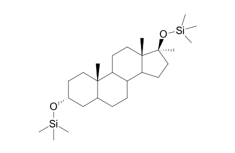17.alpha.-Methyl-5.alpha.-androstane-3.alpha.,17.beta.-diol, O,O'-bis-TMS