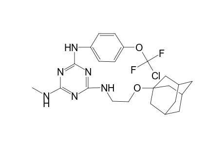 2-(1-adamantyloxy)ethyl-[4-[4-[chloro(difluoro)methoxy]anilino]-6-(methylamino)-s-triazin-2-yl]amine