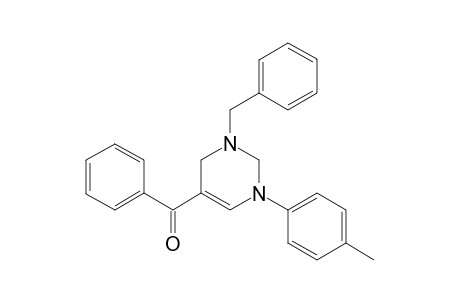 5-Benzoyl-3-benzyl-1-(p-tolyl)-1,2,3,4-tetrahydropyrimidine