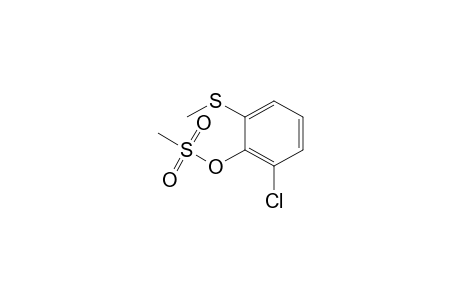 Phenol, 2-chloro-6-(methylthio)-, methanesulfonate