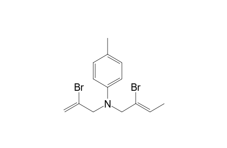 2-bromoallyl-[(Z)-2-bromobut-2-enyl]-(p-tolyl)amine