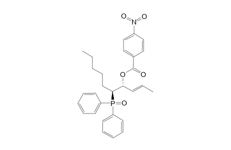 anti-(4RS,5SR,E)-5-(Diphenylphosphinoyl)dec-2-en-4-yl Nitrobenzoate