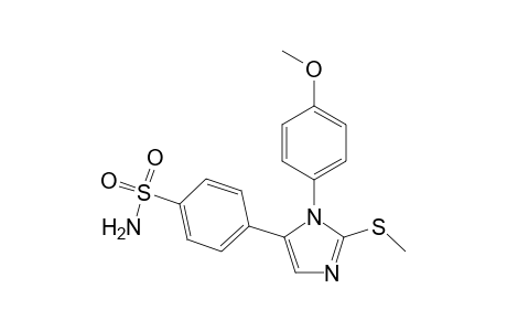 4-[1-(4-Methoxyphenyl)-2-methylthioimidazol-5-yl]benzenesulfonamide