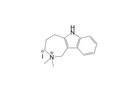 2,2-Dimethyl-1,2,3,4,5,6-hexahydroazepino[4,3-b]indol-2-ium - iodide
