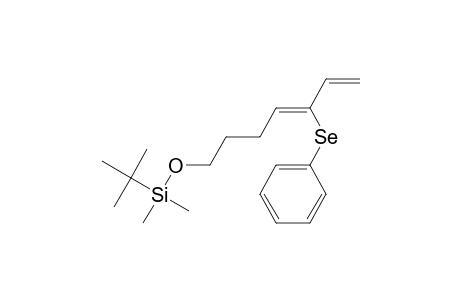 Silane, (1,1-dimethylethyl)dimethyl[[5-(phenylseleno)-4,6-heptadienyl]oxy]-, (Z)-
