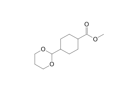 4-(1,3-dioxan-2-yl)-1-cyclohexanecarboxylic acid methyl ester