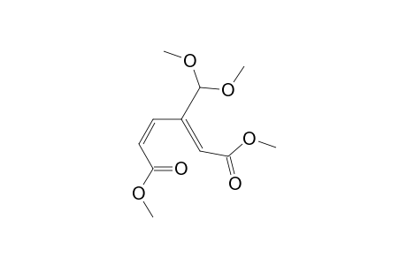 Dimethyl(2Z,4Z)-3-(dimethoxymethyl)-2,4-hexadienedioate