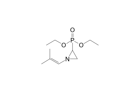 2-Diethoxyphosphoryl-1-(2-methylprop-1-enyl)aziridine