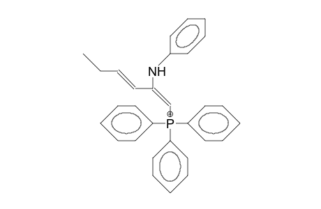 2-Anilino-hexa-1,3-dienyl-(triphenyl)-phosphonium cation