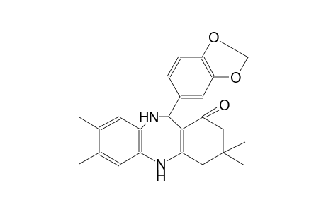 1H-dibenzo[b,e][1,4]diazepin-1-one, 11-(1,3-benzodioxol-5-yl)-2,3,4,5,10,11-hexahydro-3,3,7,8-tetramethyl-